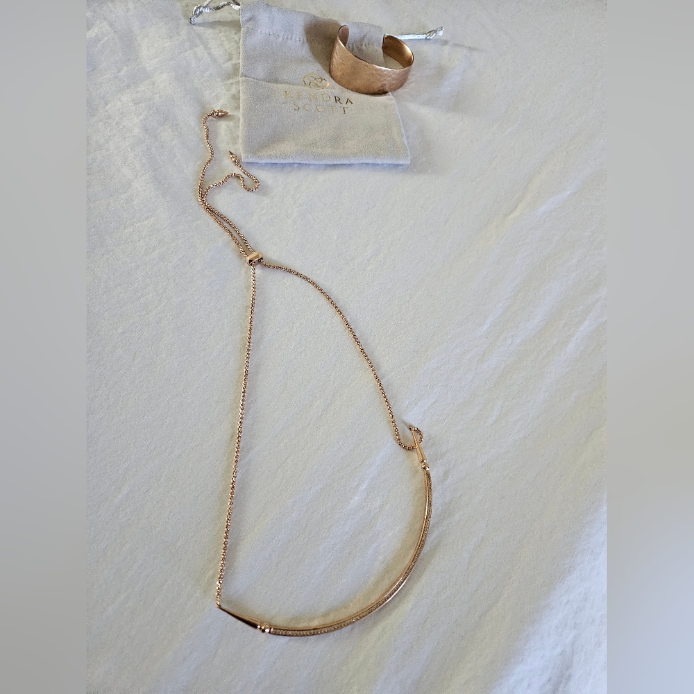 Kendra Scott Copper Cuff and Shoker Necklace - Picture 5 of 13